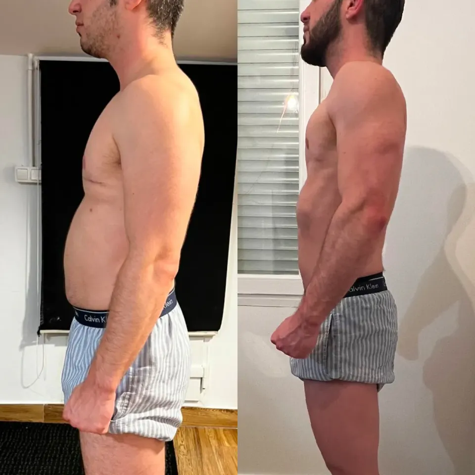 Fotos de antes y después de Jacob